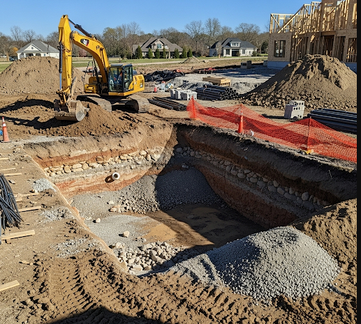 4. Terrassement de piscine